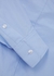 Blue cut-out cotton-poplin shirt - alexanderwang.t