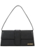 Le Bambino Long black leather top handle bag - Jacquemus