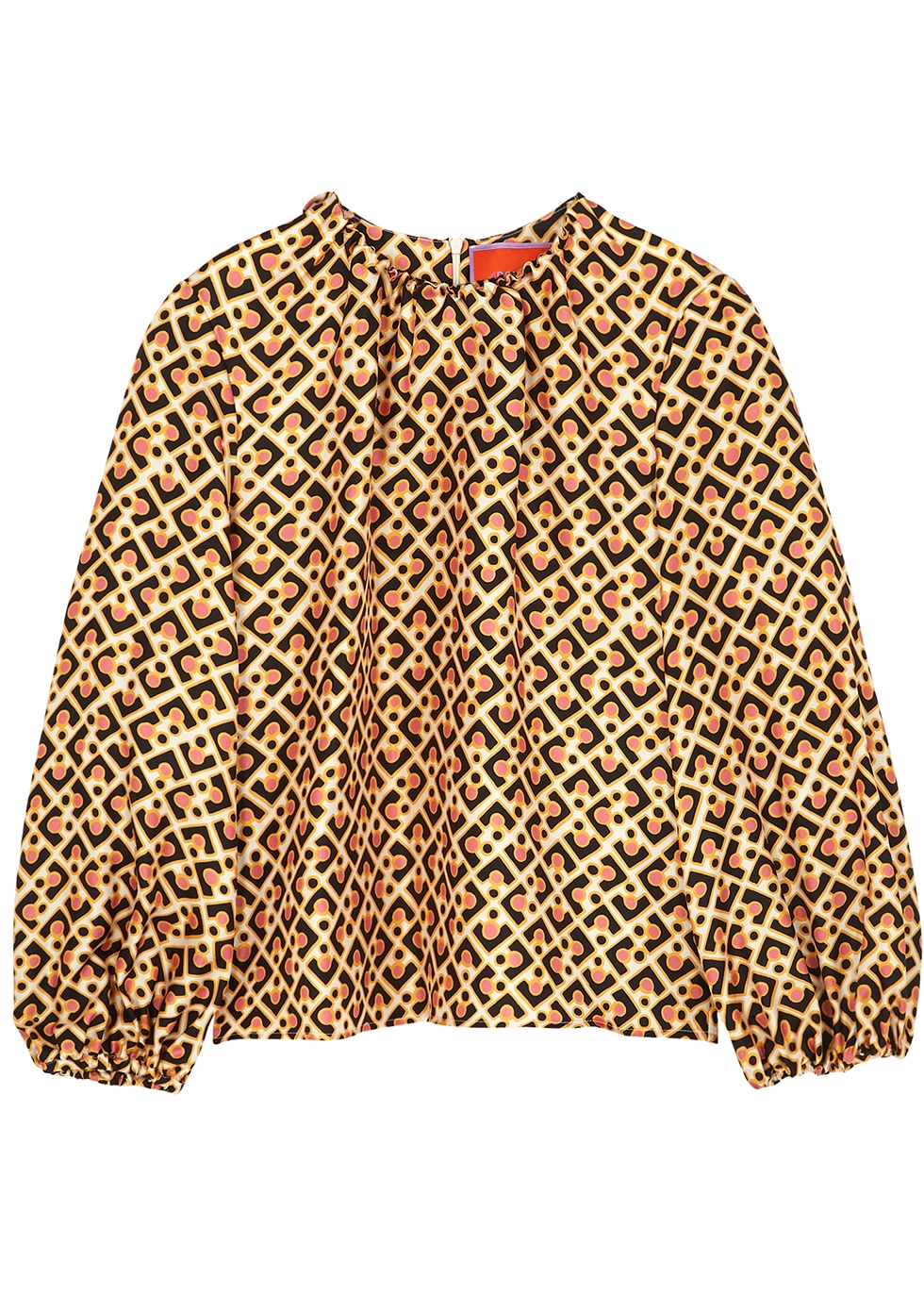 LA DOUBLE J Boxy floral-print silk-twill shirt - Harvey Nichols