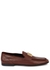 Brown logo leather loafers - Dolce & Gabbana