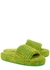 Resort Sponge green terry-jacquard sliders - Bottega Veneta