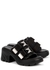 Flash 90 black leather sandals - Bottega Veneta