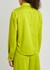 Chartreuse wool-twill overshirt - Bottega Veneta