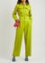 Chartreuse wool-twill overshirt - Bottega Veneta