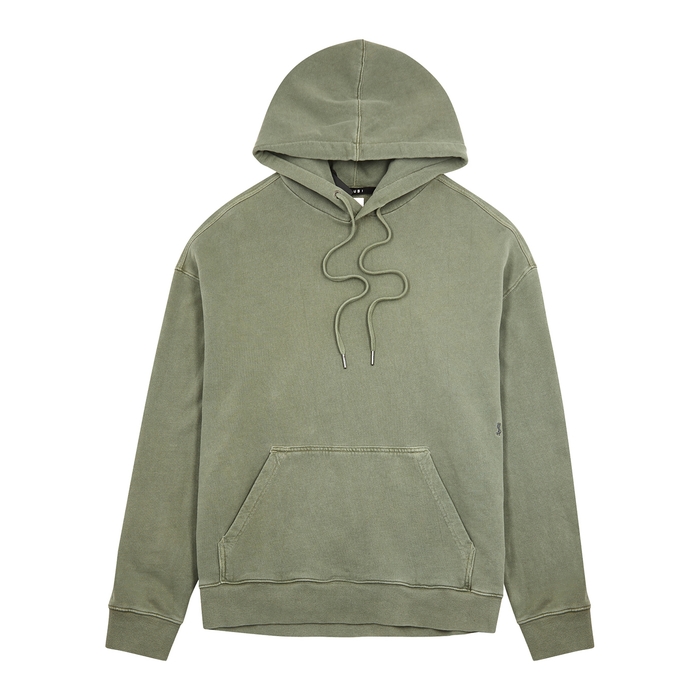 Ksubi 4X4 Biggie Green Hooded Cotton Sweatshirt