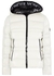 Tharon white quilted glossed shell jacket - Moncler