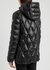 Serignan black belted quilted shell coat - Moncler