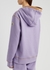 Lilac hooded cotton-blend sweatshirt - Moncler
