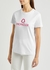 White logo cotton T-shirt - Moncler