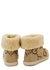 Fria monogrammed shearling-trimmed ankle boots - Gucci