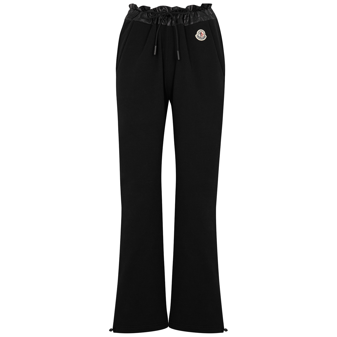 Moncler Black Logo Jersey Sweatpants - M