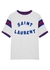 Off-white logo cotton-blend T-shirt - Saint Laurent