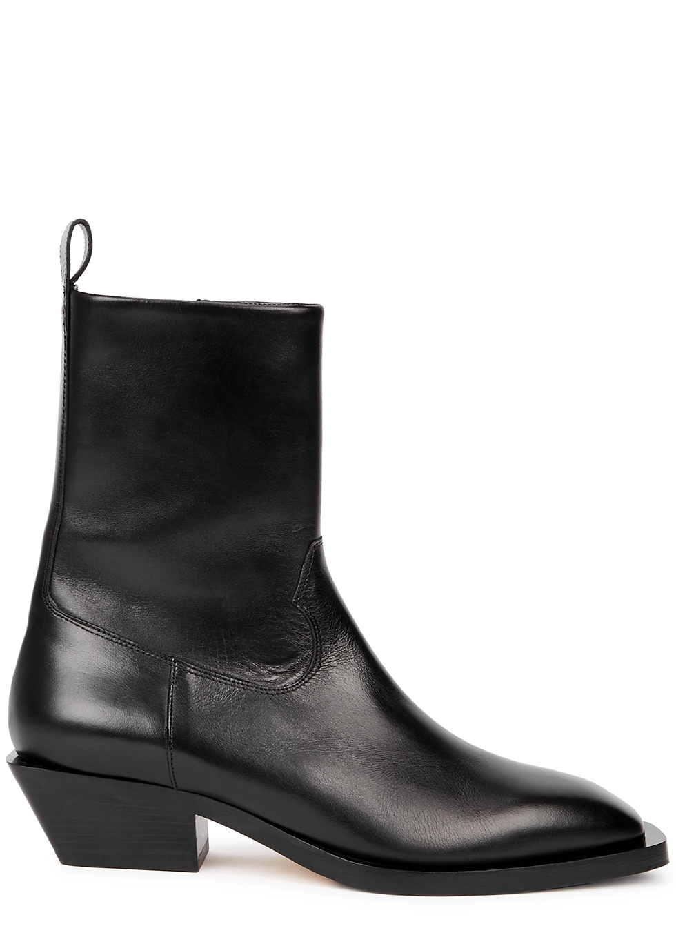 aeyde Luis 40 black leather ankle boots - Harvey Nichols