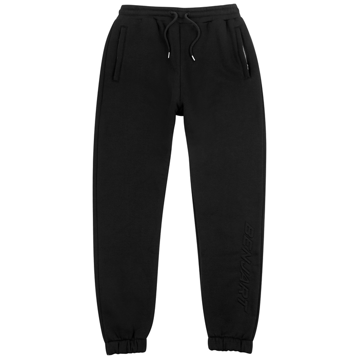 BENJART Racer Black Cotton-blend Sweatpants