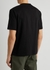 Black logo-embroidered cotton T-shirt - Lanvin
