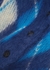 Blue argyle-intarsia mohair-blend cardigan - Marni