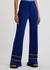 Rugby blue open-knit trousers - Marni