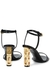 G Cube 85 black leather sandals - Givenchy