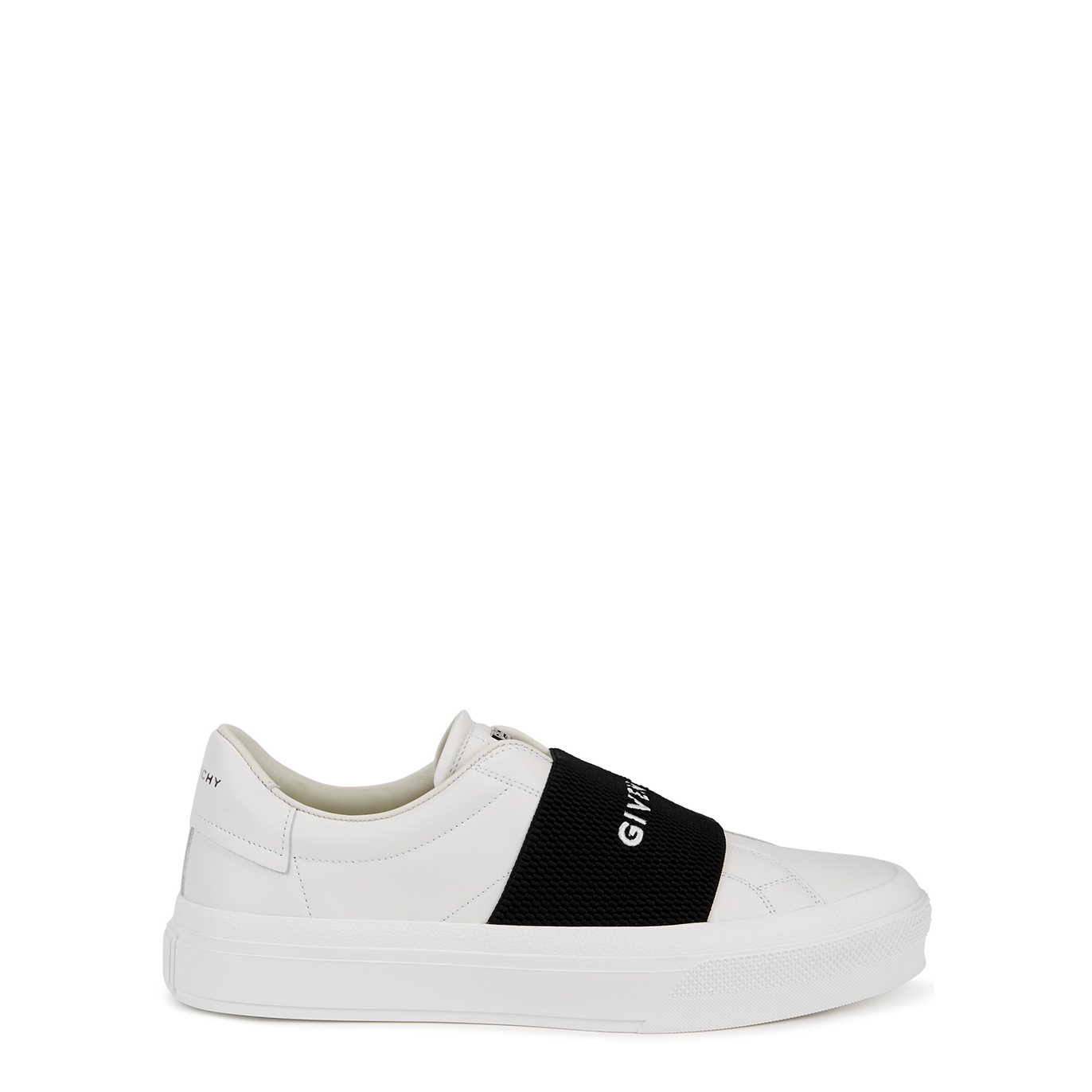 City Court White Leather Sneakers, Sneakers, White, Leather