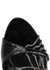 100 black chain-embellished leather sandals - Saint Laurent