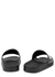 Black logo rubber sliders - MOSCHINO