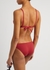 Eco red bow-front bikini - Max Mara Beachwear