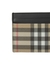 Vintage check and leather card case - Burberry