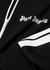 Black striped jersey track jacket - Palm Angels