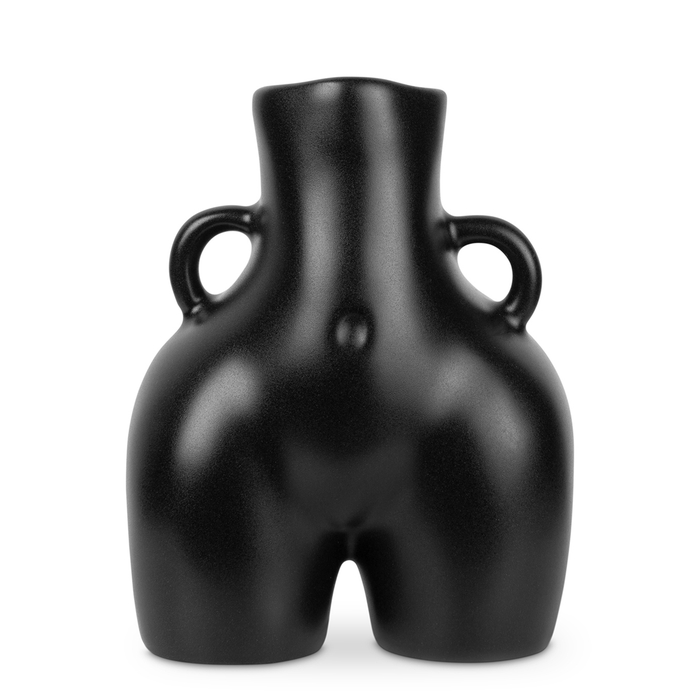 Anissa Kermiche Love Handles Black Ceramic Vase