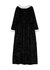 KIDS Black velour dress (2-10 years) - MINI RODINI