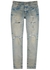 Thrasher Plus blue distressed skinny jeans - Amiri