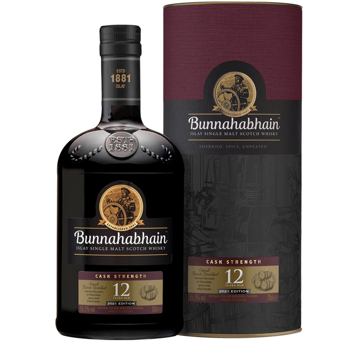Bunnahabhain 12 Year Old Cask Strength 2021 Edition Single Malt Scotch Whisky