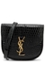 Kaia black crocodile-effect leather cross-body bag - Saint Laurent