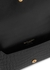 Black leather cross-body phone case - Saint Laurent