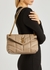 Puffer small stone leather shoulder bag - Saint Laurent