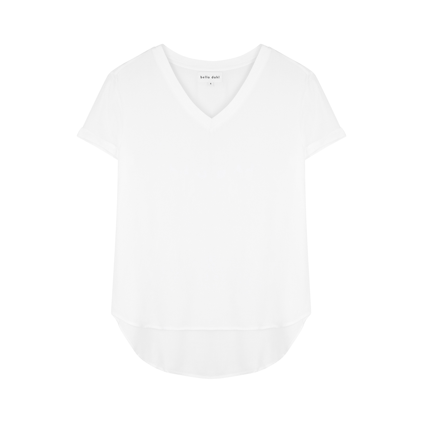Bella Dahl White Rayon T-shirt