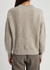 Taupe ribbed cashmere cardigan - Allude