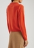 Orange wool and cashmere-blend jumper - Allude