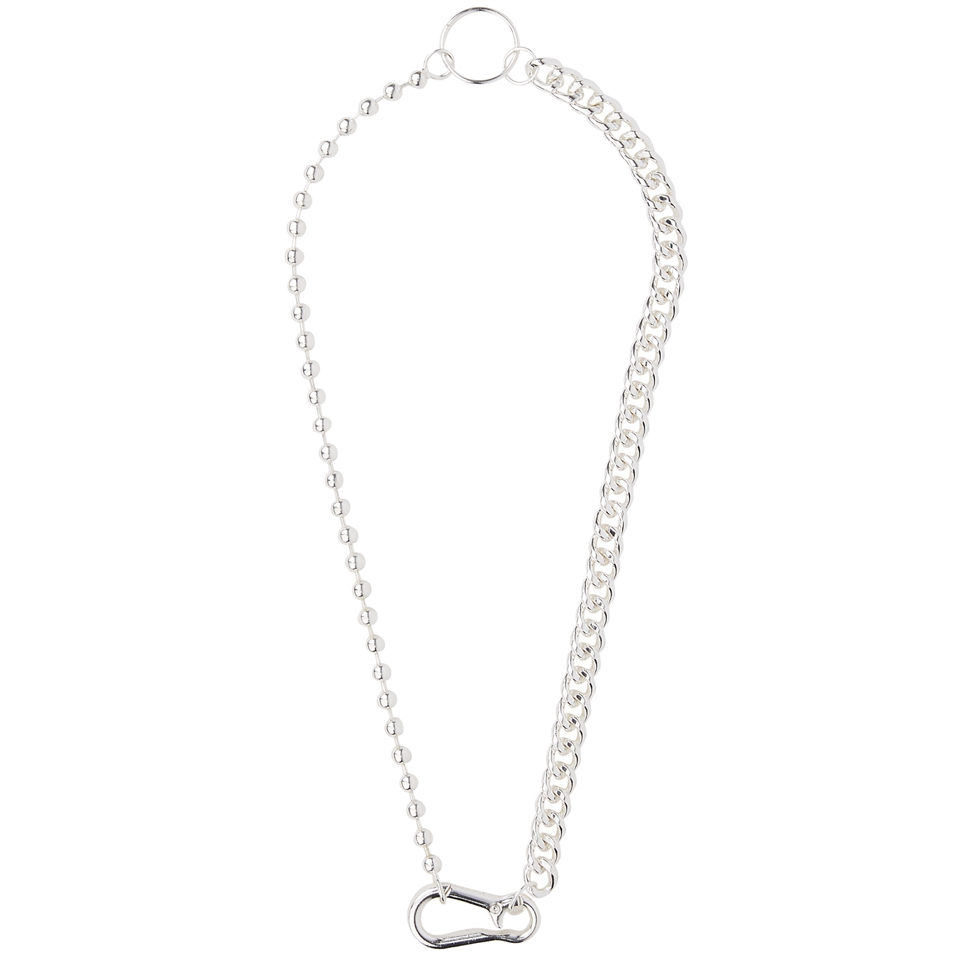 Chained & Able Silver-tone Chain Necklace