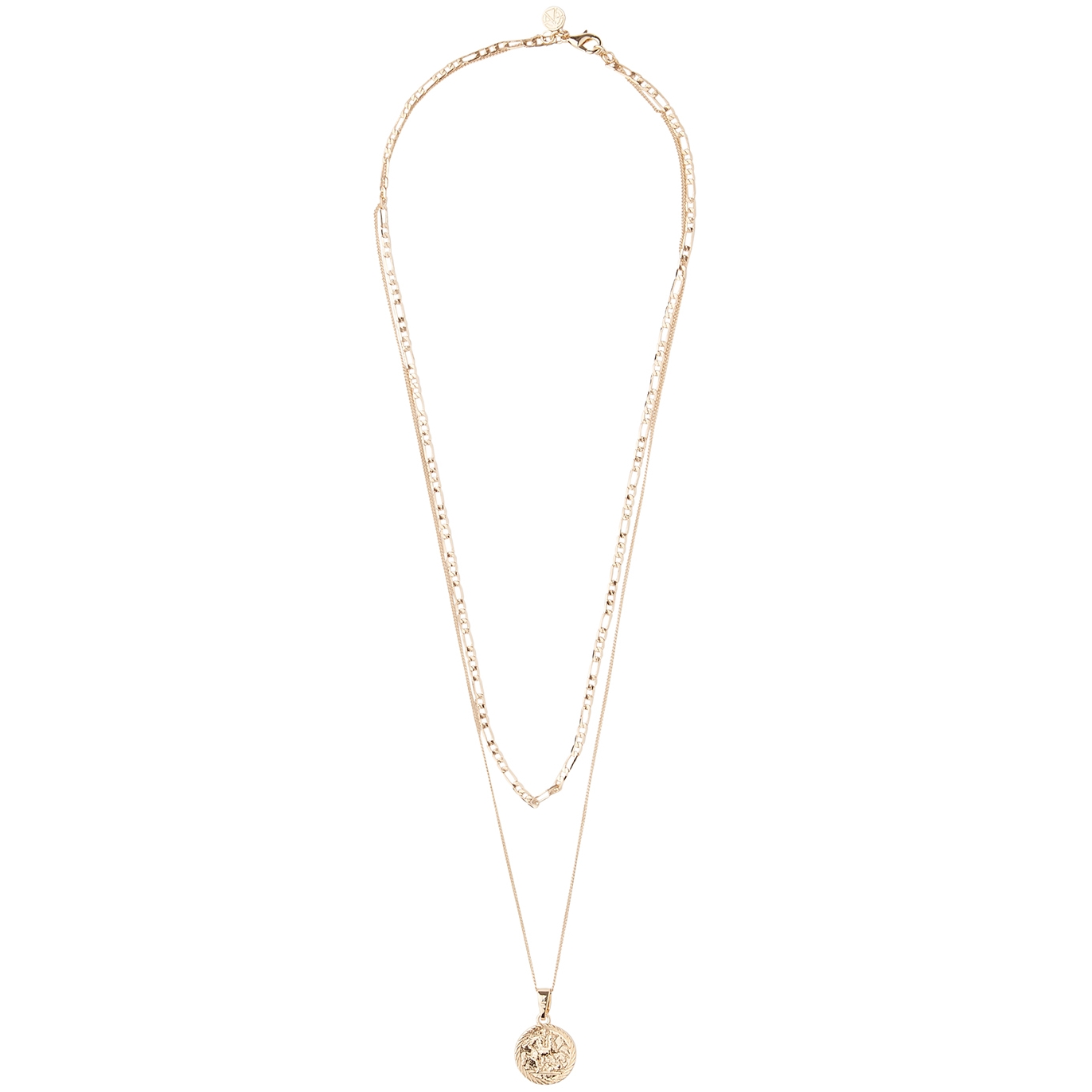 Chained & Able Figaro 18kt Gold-plated Chain Necklace