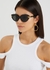 Palm black cat-eye sunglasses - Linda Farrow Luxe
