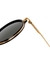Bara black round-frame sunglasses - Linda Farrow Luxe