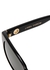 Madi black oval-frame sunglasses - Linda Farrow Luxe