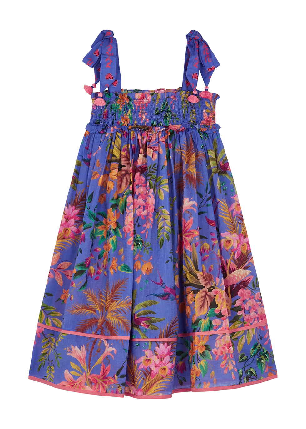 Zimmermann Kids Tropicana Printed Cotton Dress | ModeSens