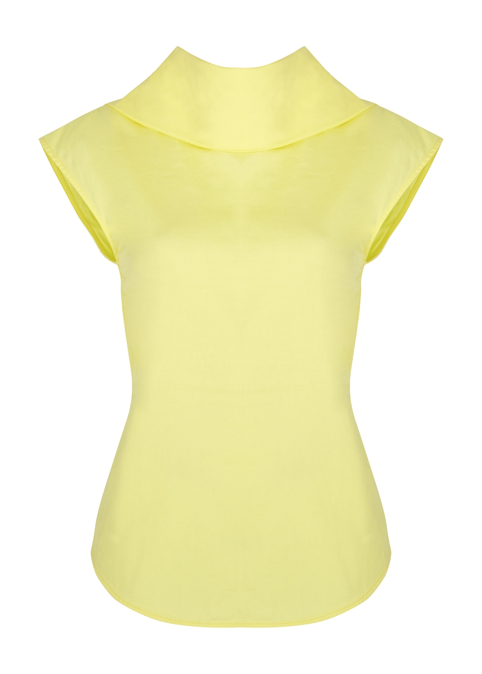 ELLEME Yellow open-back cotton top