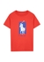 KIDS Red logo-print cotton T-shirt (1.5-6 years) - Polo Ralph Lauren
