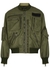 Army green nylon bomber jacket - Dolce & Gabbana