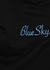 Black logo-embroidered cotton shorts - Blue Sky Inn