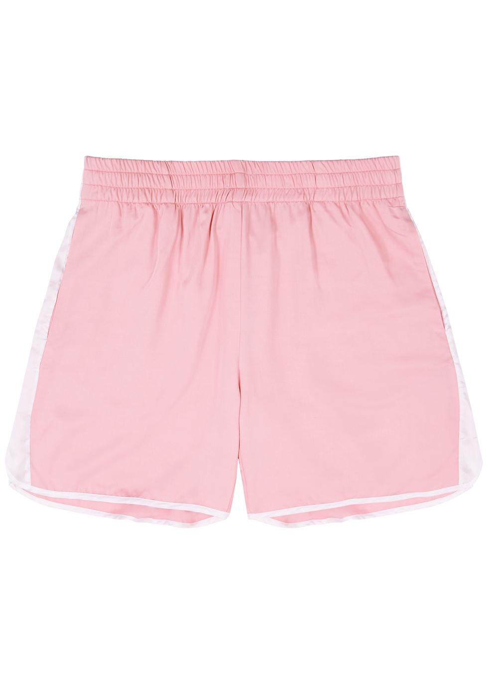 Blue Sky Inn Waiter pink striped satin shorts - Harvey Nichols