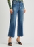 Stevie 70's blue cropped straight-leg jeans - Victoria Beckham